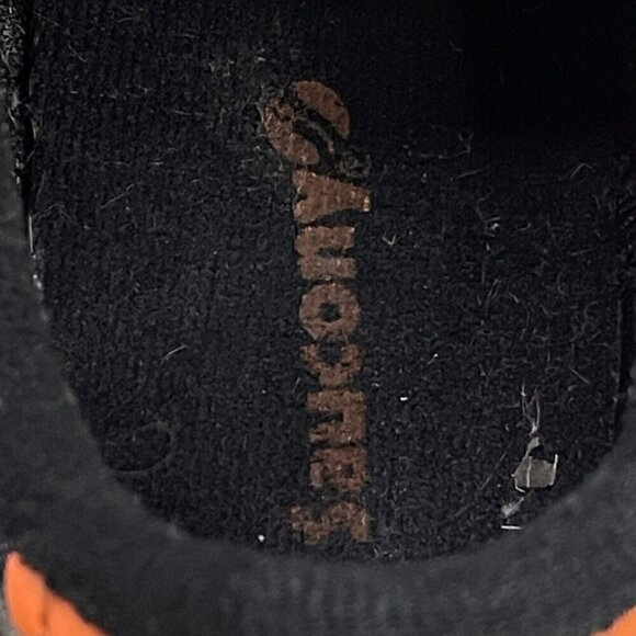 Saucony Jazz Low Pro Baby Jazz Sneakers Unisex 6M Navy Orange Leather Upper - Picture 9 of 10